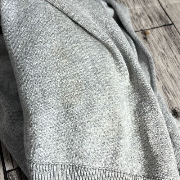 Michael Kors Women's SequinOpen Front Long Sleeve Gray Cardigan Size Medium - Picture 8 of 8